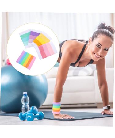 FRCOLOR 5pcs Athletic Wrist Support Straps - Carpal Tunnel Relief Compression Belts & Sweatbands for Men - Colorful Nylon Wrist Sleeves for Sports & Exercise - Buy Online on GoSupps.com