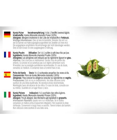 DR WAKDE'S Karela Powder (Bitter Gourd | Bitter Melon) - 500g (1.1lb) | Pure Raw & Dried Powder | Ayurvedic Herb | Vegan | Nothing Added Nothing Removed | Same Day Dispatch - Buy Online on GoSupps.com