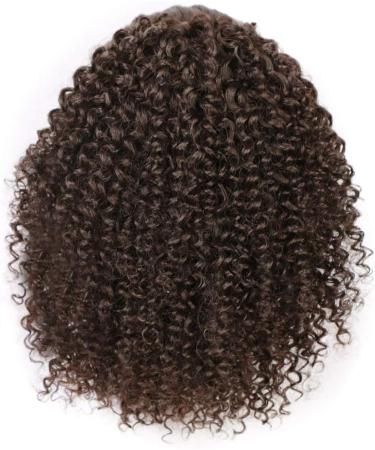Afro Kinky Wig Curly Clip Ponytail Curly Wave Hair Wigs with Drawstring Hair Extensions for African Kinky (Brown) 25cm 120g 009a - Buy Online on GoSupps.com