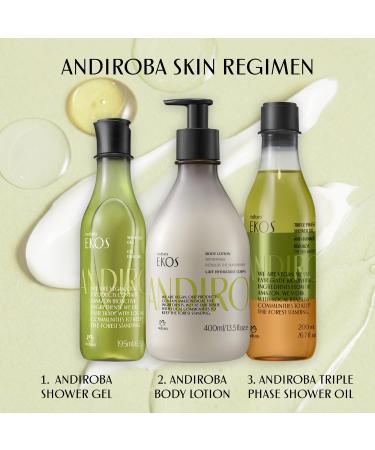 Natura Ekos Andiroba Restorative Creamy Shower Gel - Vegan Body Wash for Hydrated Skin | Brazilian Beauty Secrets | 6.5 fl oz (195ml - Buy Online on GoSupps.com