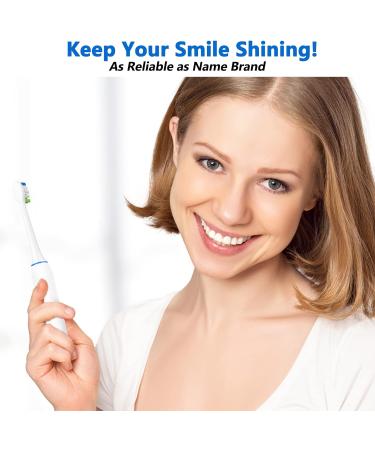 Ruaoqee Electric Toothbrush Replacement Heads - 8 Pack Compatible with Philips Sonicare Snap-on Toothbrushes - Buy Online on GoSupps.com
