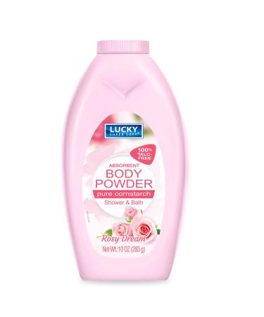 Lucky Super Soft Absorbent Body Powder  Rosy Dream  10 Oz - Buy Online on GoSupps.com