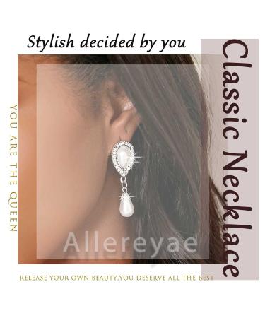 Vintage Pearl Cuff Chain Earrings - Gold Dangle Cartilage Helix Ear Cuffs for Women & Girls - Buy Online on GoSupps.com