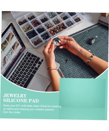 VILLCASE 2pcs DIY Silicone Mat for Nail Jewels & Crafts - Large Green, 60X40cmx2pcs - Buy Online on GoSupps.com