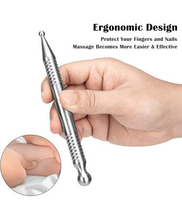 Stainless Steel Acupuncture Pen for Deep Tissue Massage & Pain Relief - Buy Online on GoSupps.com
