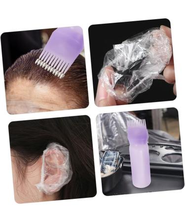 POPETPOP 1 Set bleach hair kit hair bleaching kit for dark hair bleach kit hair coloring tools hair dye kit hair oil bottle shower caps hairstyling gloves earmuffs portable purple plastic 6.9x4.8cm Purple - Buy Online on GoSupps.com