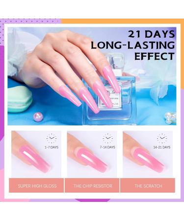 Wakaniya Poly Gel Starter Set - 8 Pink Colors | Fast Nail Extension Gel for Beginners | 120ml Temperature Change Formula - Buy Online on GoSupps.com