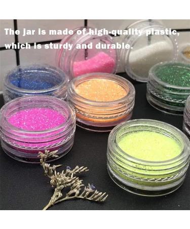 5 ml container empty container clear jar empty container cream jar 30 empty samples container samples round travel cream jar transparent cosmetic container with lid travel potty container set 30 Pieces - Buy Online on GoSupps.com
