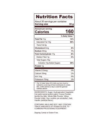 ChocoMaker Milk Chocolate Fondue Dipping Candy - 2lb Bag - Buy Online on GoSupps.com