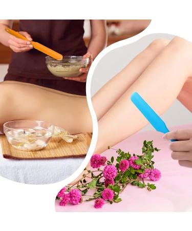4PCS Silicone Waxing Applicator Spatulas Set for Home Salon Body Use (Orange/Blue/Red/Yellow) - Buy Online on GoSupps.com