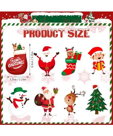 Opakawpop 48pcs Merry Christmas Cake Toppers 8 Patterns Christmas Cupcake Toppers Christmas Cake Decorations Cute Snowman Christmas Cake Topper for Birthday Party - Buy Online on GoSupps.com