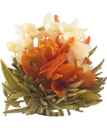 The Exotic Teapot - Jasmine Fairies Flowering Tea Pouch 10 Blooming Tea Flowers Jasmine Flower Tea Vacuum Sealed Tea Balls 10 Count Pouch (Pack of 1) - Buy Online on GoSupps.com