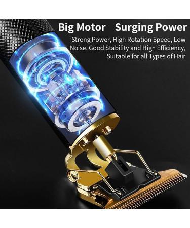 Yamloveme Trimmer Yamloveme Cordless Hair Clipper Professional Cordless Hair Clipper for Men Rechargeable Shaver Hair Clipper and Trimmer Set Gold - Buy Online on GoSupps.com