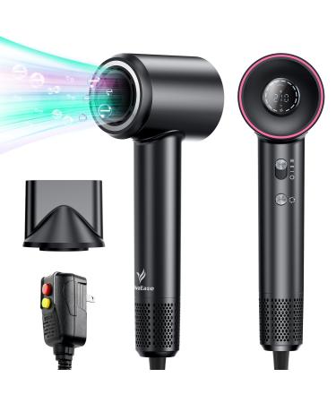 Hair Dryer Portable 1400 Watt Professional High Speed Negative Ionic Blow Dryer for Women/Men Fast Drying Low Noise for Home Travel Salon