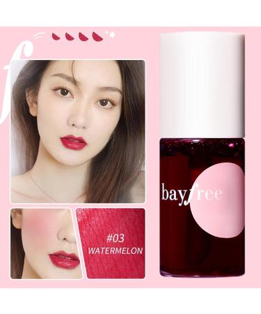 Jingling Lip and Cheek Tint Stain - Waterproof Moisturizing Liquid Lipstick for Women | 7ml Watermelon Red - Buy Online on GoSupps.com