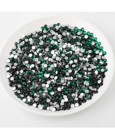 Beadsland 1440 Pieces Emerald Green Flat Back Rhinestones - SS6 Nail Crystals for Stunning Nail Art - Buy Online on GoSupps.com