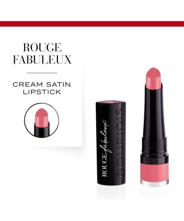 Bourjois Rouge Fabuleux Lipstick 07 Pearl Pink - Long-Lasting Formula - 1 Count - Buy Online on GoSupps.com