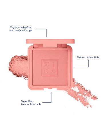 3INA Natural Light Mineral Powder Blush 362 - Vegan & Cruelty-Free Eco Blush - Nude Pink - 0.26oz - Buy Online on GoSupps.com