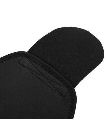 Uxsiya Adjustable Elastic Waist Support Belt - SBR Neoprene Lumbar Brace for Exercise & Fitness (Black) | International Shipping Available - Buy Online on GoSupps.com