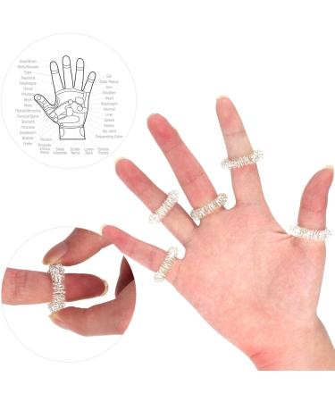 6 Igelball Massage Balls & 12 Magnetic Acupressure Rings Set - Stress Relief & Finger Massage Tools for Optimal Wellness - Buy Online on GoSupps.com