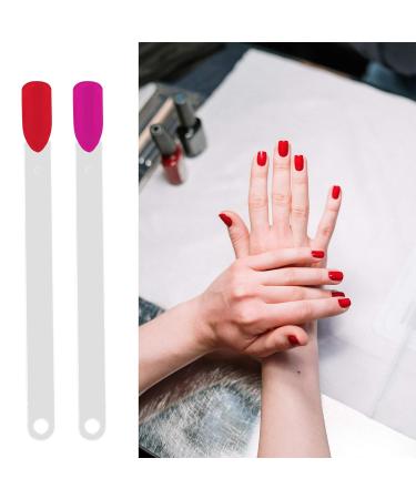 AIEX 50-Piece Transparent Nail Patterns Set - Fan-Shaped Nail Art Designs & Exercise Rods for Polish - Perfect for Nail Enthusiasts - Buy Online on GoSupps.com