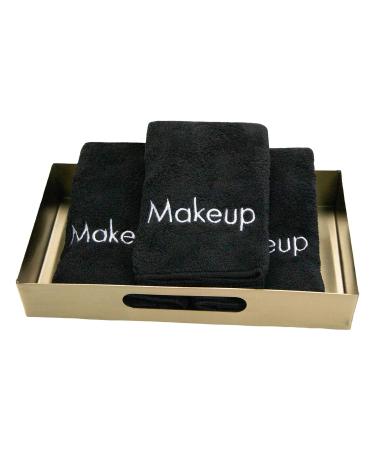 Arkwright Microfiber Makeup Remover Cloths - 6-Pack Black 13x13 Inch Soft Coral Fleece - Buy Online on GoSupps.com