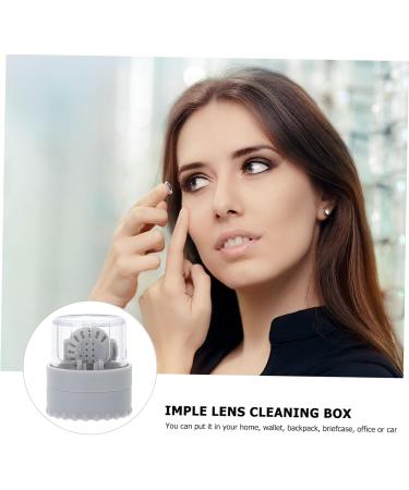 Healeeved 8 STK Portable Cleaning Set for Colored Contact Lenses - Travel-Friendly Contact Lens Holder & Mini Makeup Mirror - Buy Online on GoSupps.com