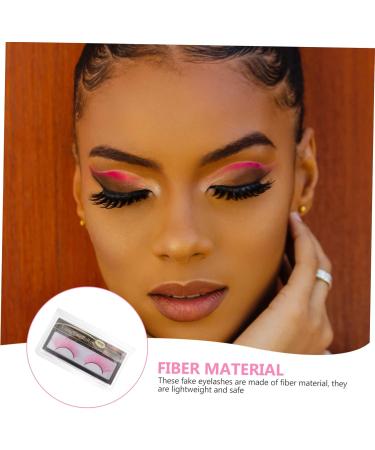 FRCOLOR 3 Pairs Color False Eyelashe False Eyelashes Colored False Lashes Beautiful Halloween Eyelashes Grande Lash Serum Fake Colored Eyelashes Glitter Lashes Curly Accessories - Buy Online on GoSupps.com