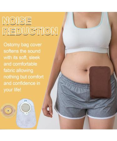 Sosation 8pcs Colostomy Bag Covers - Stretchy & Lightweight Ostomy Pouch Covers for Women - Protective Covers in Black White Beige Brown - Buy Online on GoSupps.com