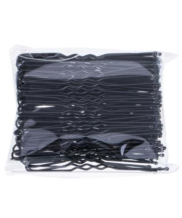 100 Pack Black U Shaped Bun Hair Pins (6 cm) with Storage Box and Bag - 100 Count - Buy Online on GoSupps.com