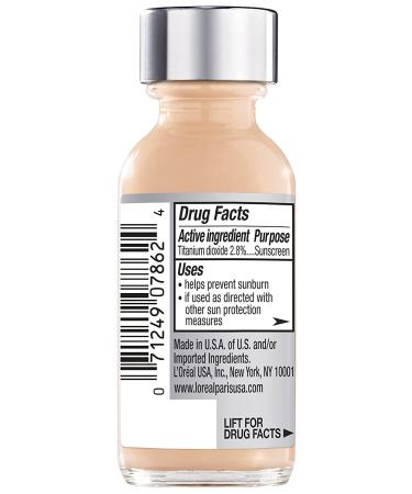 L'Oreal Paris True Match Liquid Foundation Natural Buff N3 - 1 Fl Oz | Light Medium Coverage - Buy Online on GoSupps.com