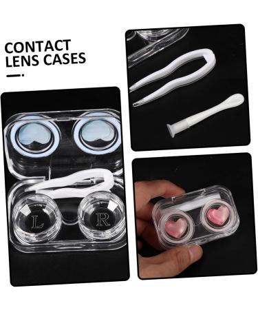 Solustre 12-Pack Contact Lens Containers & Makeup Mirror Case - Travel Size Accessories for Lenses - Buy Online on GoSupps.com