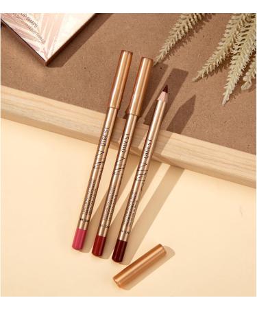 Matte Lipstick Natural Waterproof Lip Liner Pencil Makeup Lips Cosmetic Tools Long Lasting Lip For All Occasions - Buy Online on GoSupps.com