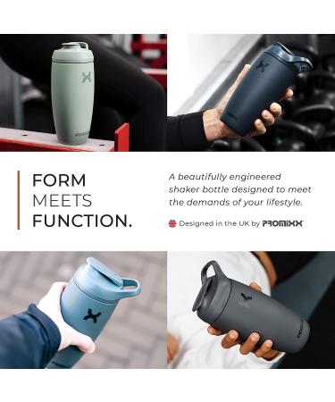 Promixx Pursuit Insulated Stainless Steel Shaker Bottle and Blender Cup - 18oz Coral - Buy Online on GoSupps.com
