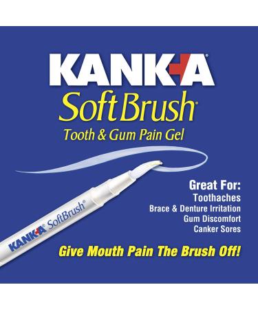 Blistex Kank-A SoftBrush Tooth & Gum Pain Gel 0.07 oz - Relieve Oral Discomfort Fast - Buy Online on GoSupps.com