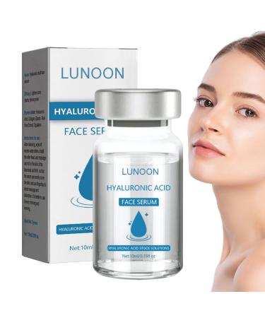 Acihyaluronic Face Serums,Face Moisturizer 0.35 fl oz | Firm & Plump Skin, Glow Boost Essence for Deep Hydration & Anti-Aging, Kirdume Free