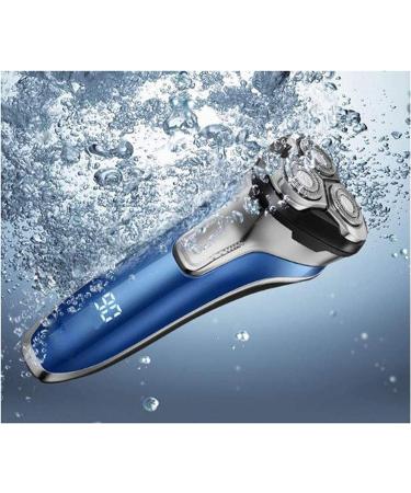GeRRiT Electric Razor - Rechargeable Waterproof Shaver for Men | Wet & Dry Rotary Electric Shaving Razor with Pop-up Trimmer & LED Display - Buy Online on GoSupps.com
