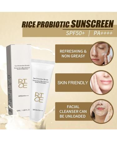Relief Sun Organic Sunscreen SPF 50 PA++++ - Korean Facial & Body Sunscreen with Rice & Probiotics | Nourishing Skin Care for All Skin Types - Buy Online on GoSupps.com