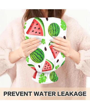 Buy Naanle Watermelon Hot Water Bottle - 1L Transparent Design for Pain Relief Warmth & Cold Therapy - Perfect Bed & Foot Warmer for Summer - Buy Online on GoSupps.com