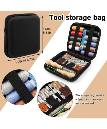 Tikjiua 59 Pcs Leather Sewing Kit - Heavy Duty Needles & Thread for Upholstery Repair - Large-Eye Stitching Needles for Carseat, Boots, Sofa - Buy Online on GoSupps.com