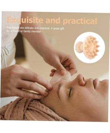 Healeved Wooden Massage Comb - Scalp Gua Sha Head Massager for Hair Washing & Dandruff Relief | Creative Beech Hand Massage Device for Adults & Kids - Buy Online on GoSupps.com