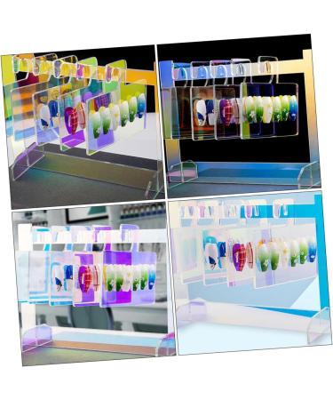 FRCOLOR 1 Set Nail Display Board False Nail Tips Boards Decorative Nail Art Tip Nail Polish Tools Nail Polish Gel False Nail Holder Nail Art Gel Nail Supplies Magnetic Acrylic - Buy Online on GoSupps.com