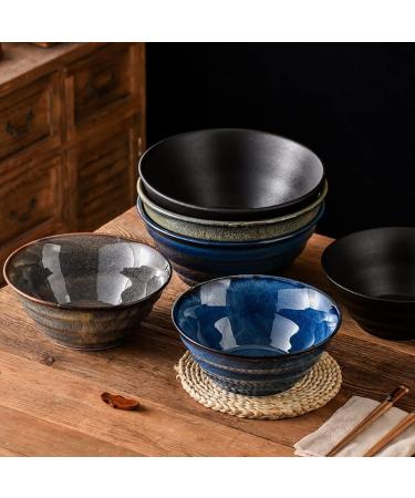 Dinner Plates Soup Bowls Ceramic Soup Bowls Salad Soup Ramen Bowls Ceramic Salad Bowls Kitchen Barley Bowls Dessert Bowls Ramen Bowl - Buy Online on GoSupps.com