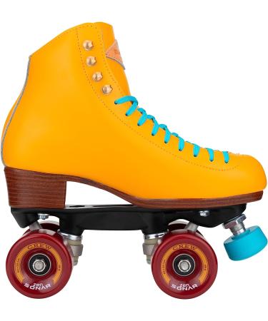 Riedell Crew Outdoor Quad Roller Skate - Turmeric, Size 8 - Buy Online on GoSupps.com
