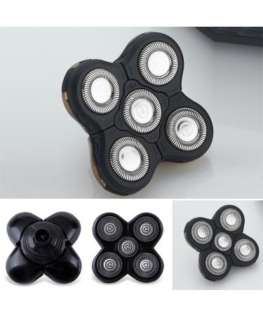 5-in-1 Men's Electric Shaver Replacement Head - Black (1pc) - Buy Online on GoSupps.com
