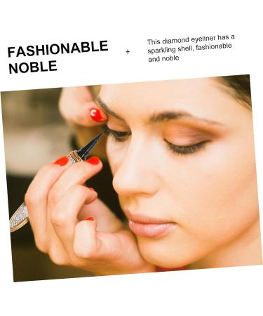 DOITOOL 2pcs Self Adhesive Mascara Liquid Eyeliner Liquid Makeup Eyeliners Makeup Supplies Eyelash Cosmetics 1 count (Pack of 1) Goldenx2pcs - Buy Online on GoSupps.com