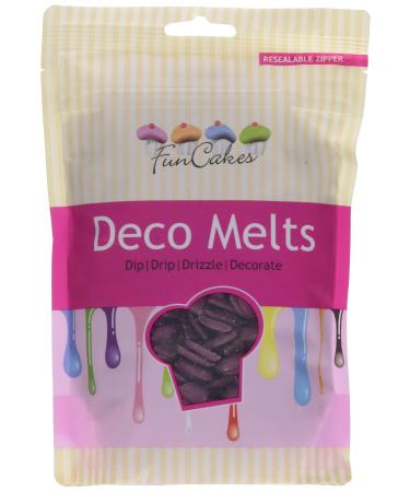 FunCakes Deco Melts purple pack of 2 (2 x 250 g) Purple (pack of 2)
