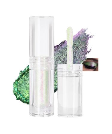 Jutqut Liquid Glitter Eyeshadow Liquid Glitter Eyeshadow Metallic Finish Waterproof Long Lasting with Highlighter Shimmer Eye Makeup Long Lasting