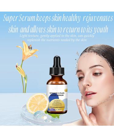 Super Dark Spot Correcting Glow Serum - Vitamin C Serum for Women - Anti-Aging Retinol Face Serum - Hyaluronic Acid Moisturizes Skin - Leave Skin Smooth 30ml - Buy Online on GoSupps.com