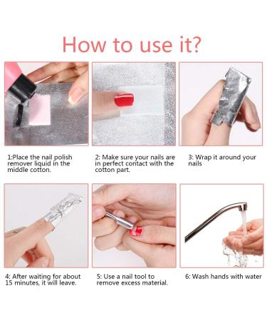 Tongcloud Nail Polish Remover Wraps - 400 Count Pack for Soak Off Gel Polish Removal - Buy Online on GoSupps.com